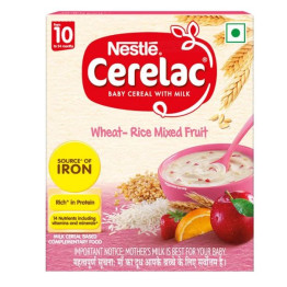 Nestle Cerelac Baby General With Milk Wheat  Rice Fruit 300g 